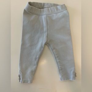 Janie and Jack light grey leggings 12-18 months